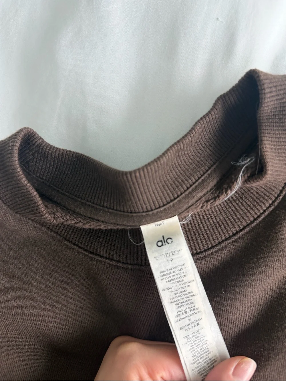 ALO Yoga Espresso Sweatset (xs)